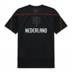 Netherlands 2026 black training shirt back with NEDERLAND