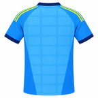 Belgium 2026 blue goalkeeper shirt back view