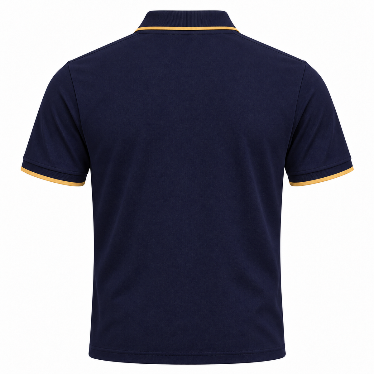 Russia 2026 navy travel polo shirt back view