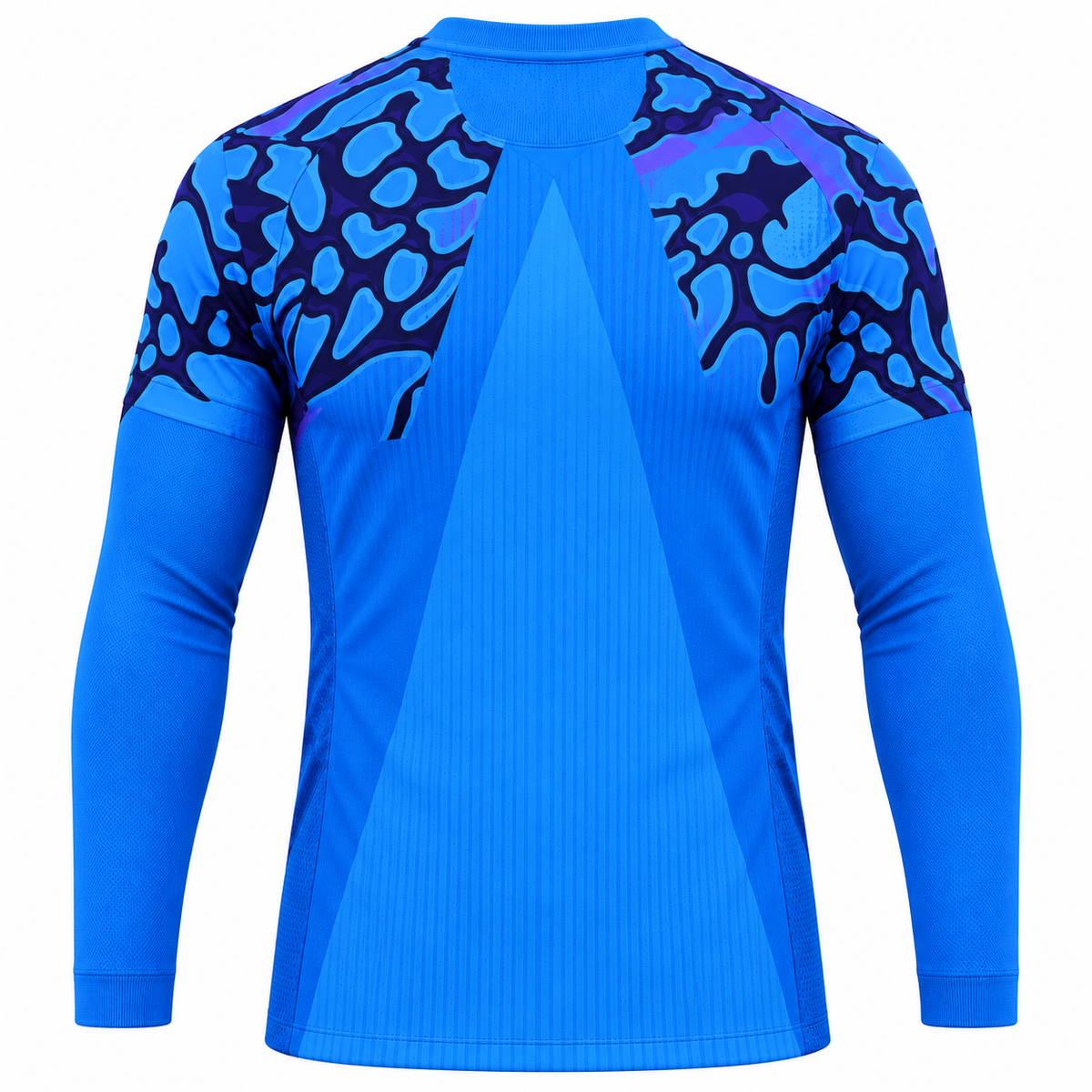 Nigeria 2026 blue goalkeeper shirt back view