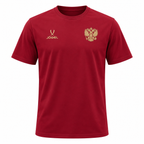 Russia 2026 dark red training shirt front