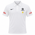 Australia 2026 travel polo shirt front, white with crest
