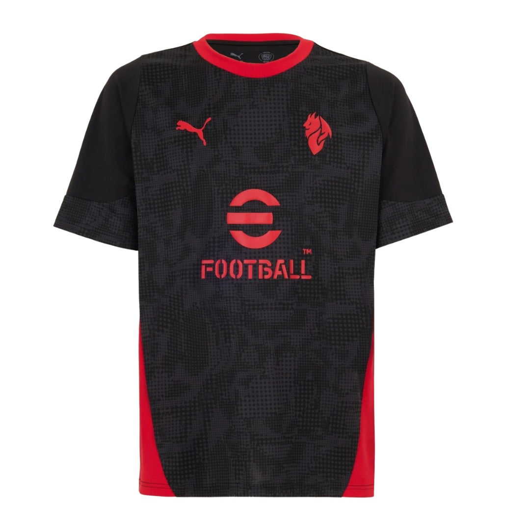 AC Milan 2025-26 Black Training Shirt