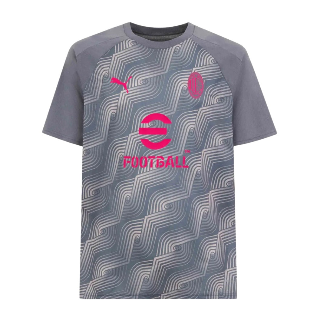 AC Milan 2023-24 Grey Pre-Match Shirt