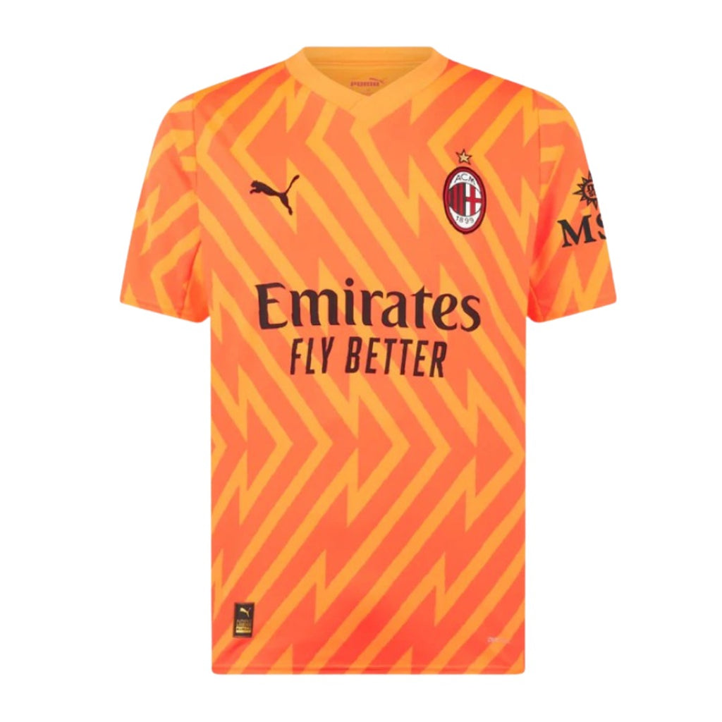 AC Milan 2023-24 Orange Goalkeeper Shirt