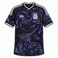Argentina 2026-27 away shirt front, black with purple swirls