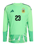 Argentina 2026-27 mint goalkeeper shirt front with number 23