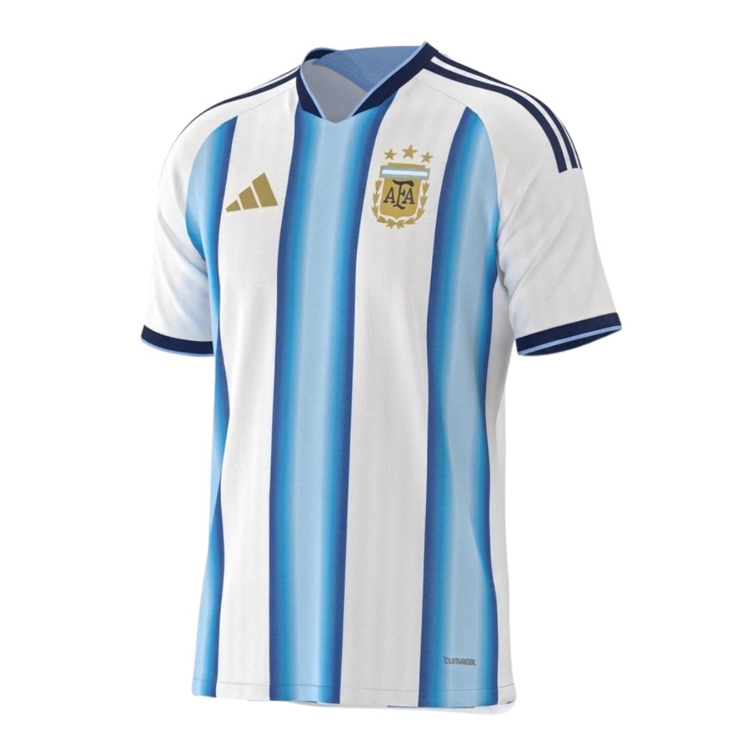 Argentina 2026-27 home shirt front, sky blue and white stripes