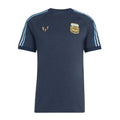 Argentina 2026-27 navy travel shirt front with gold crest