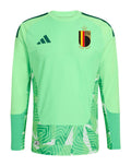 Belgium 2026 green long sleeve goalkeeper shirt front