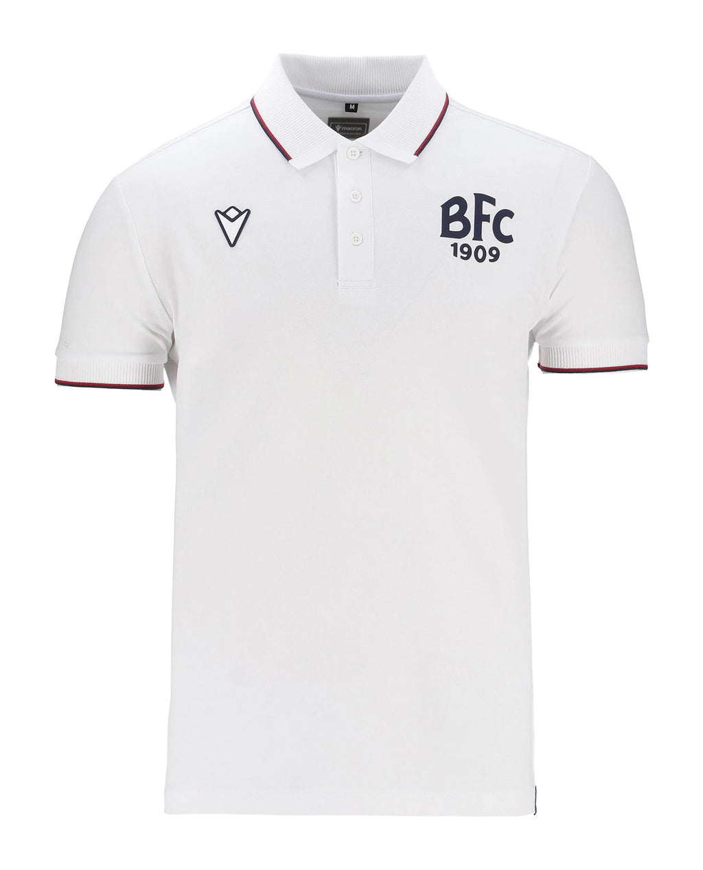 Bologna FC 2025-26 White Polo Shirt