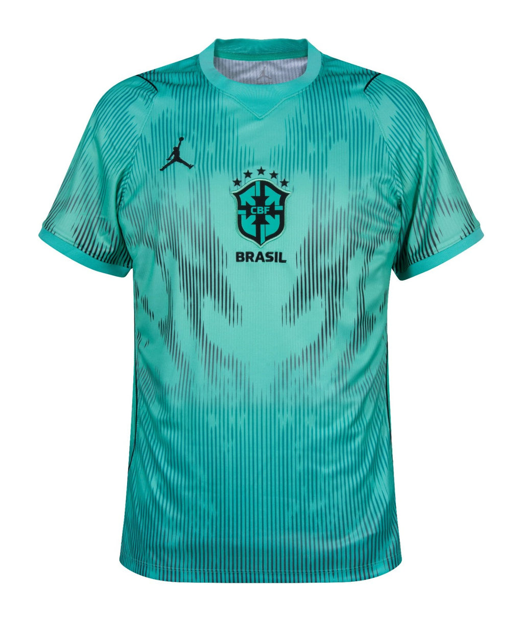 Brazil 2026 teal goalkeeper shirt front