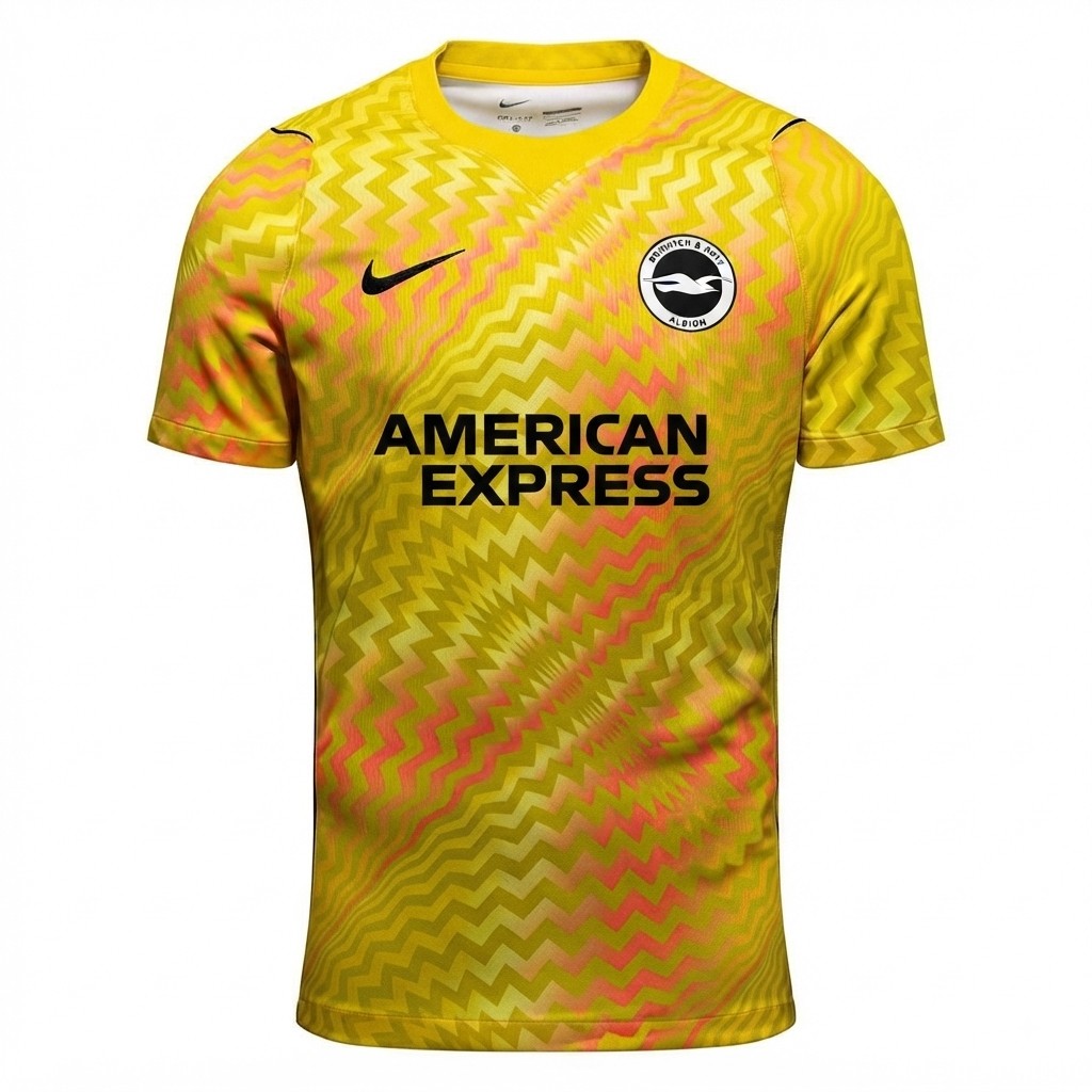 Brighton & Hove Albion 2026-27 Yellow Goalkeeper Shirt