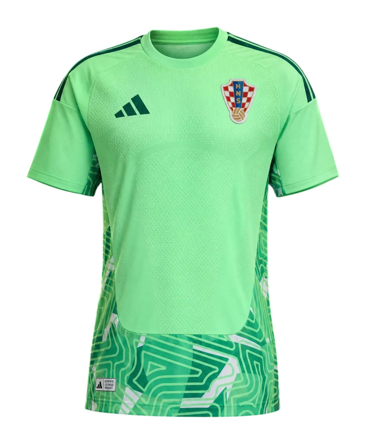 Croatia 2026-27 mint green goalkeeper shirt front