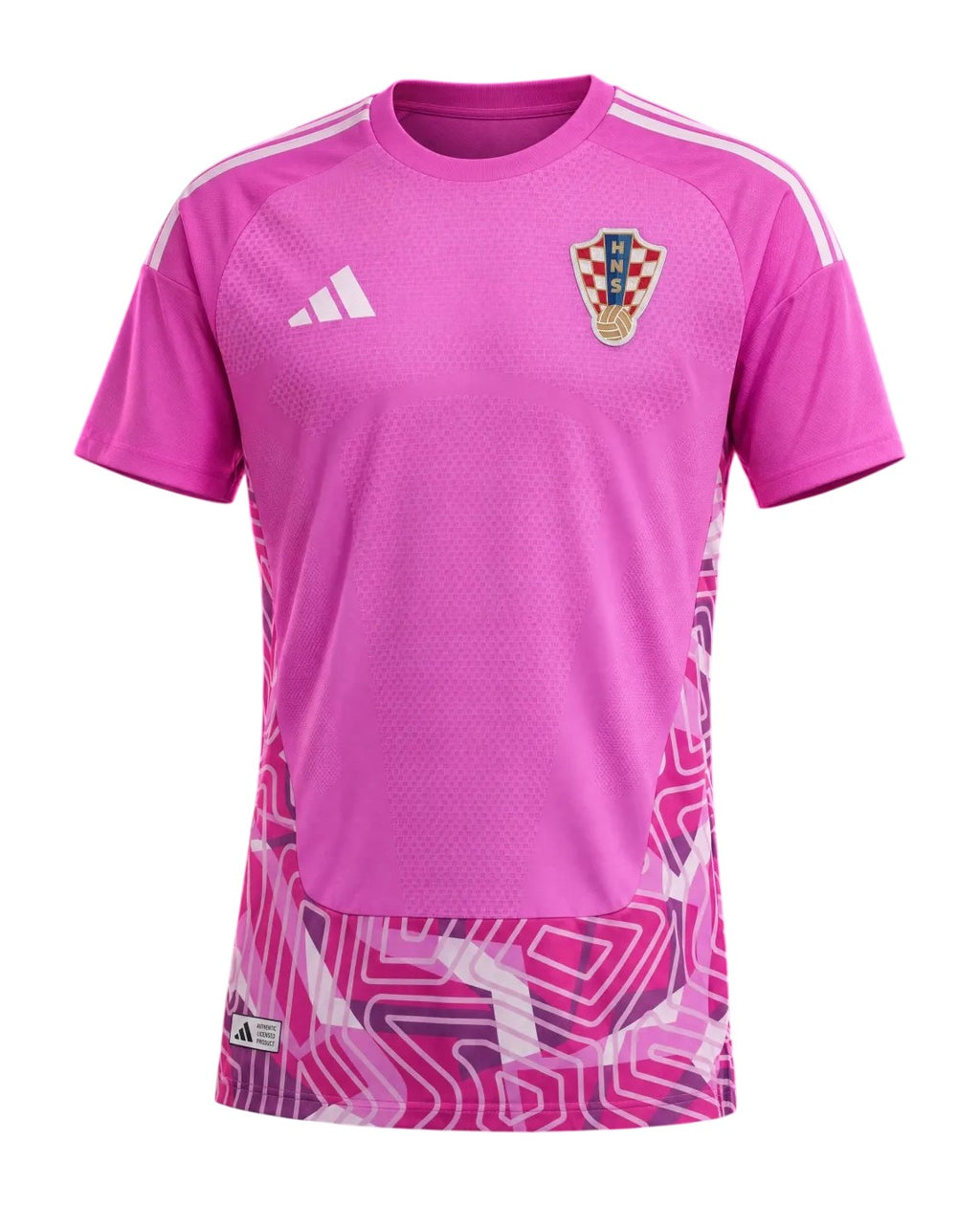 Croatia 2026-27 bright pink goalkeeper shirt front