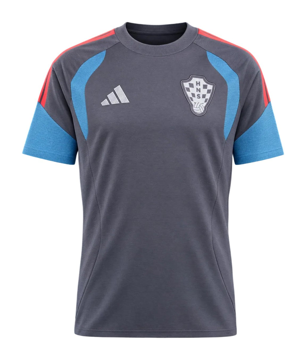 Croatia 2026-27 grey travel shirt front