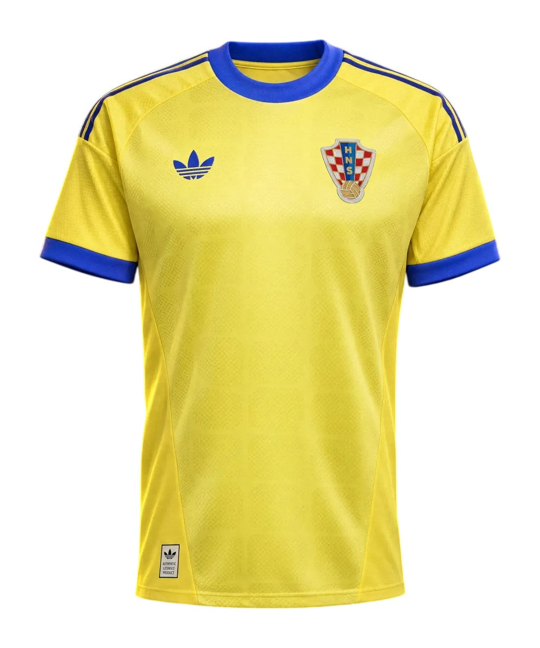 Croatia 2026-27 yellow goalkeeper shirt front