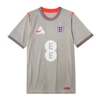 England 2026 pre-match shirt front, grey with EE sponsor