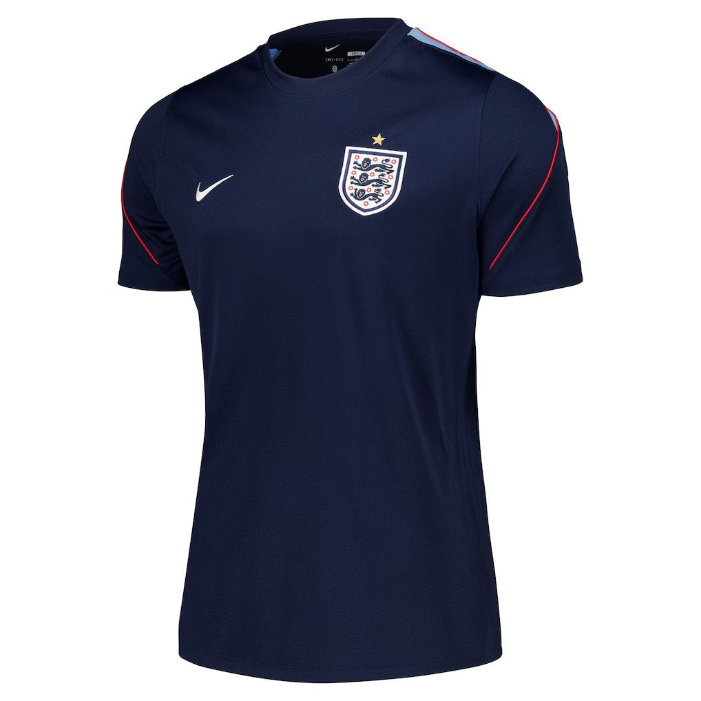 England 2026 navy training shirt front with crest