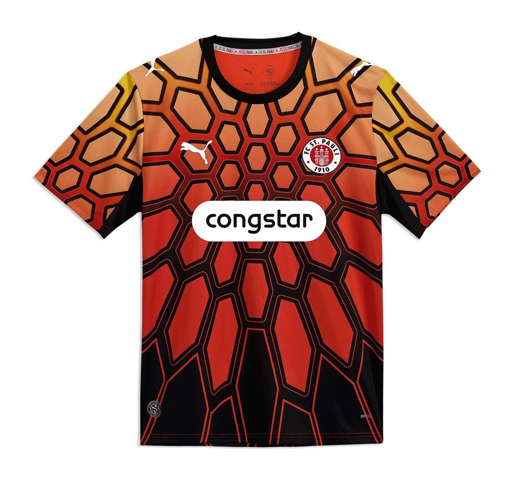 FC St. Pauli 2026-27 Orange Goalkeeper Shirt