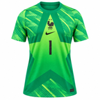 France 2026 green goalkeeper shirt front with number 1