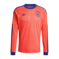 Germany 2026 orange long sleeve goalkeeper shirt front