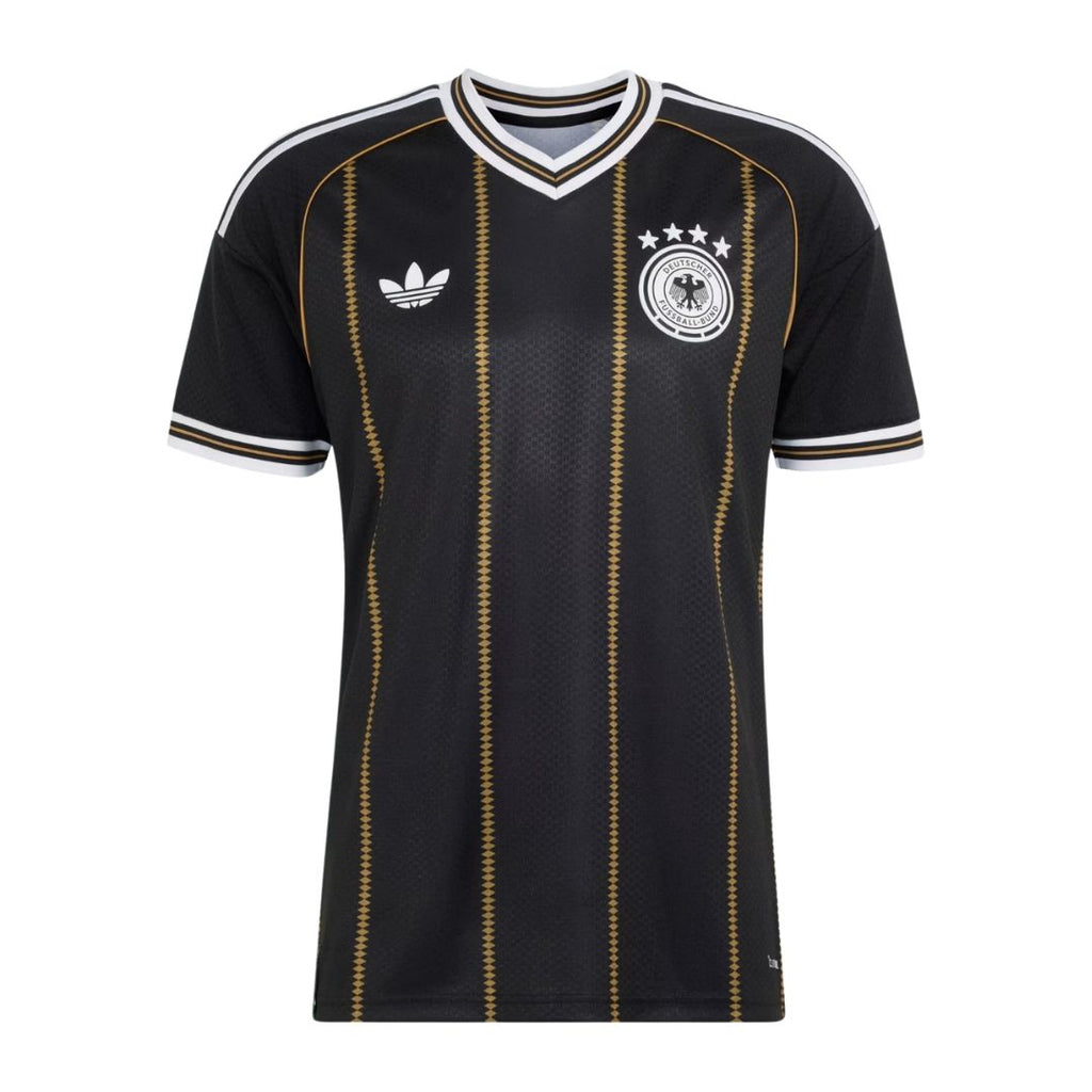 Germany 2026 black pinstripe shirt front