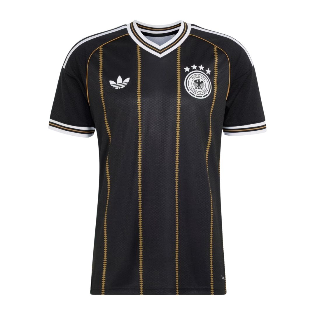 Germany 2026 black pinstripe shirt front