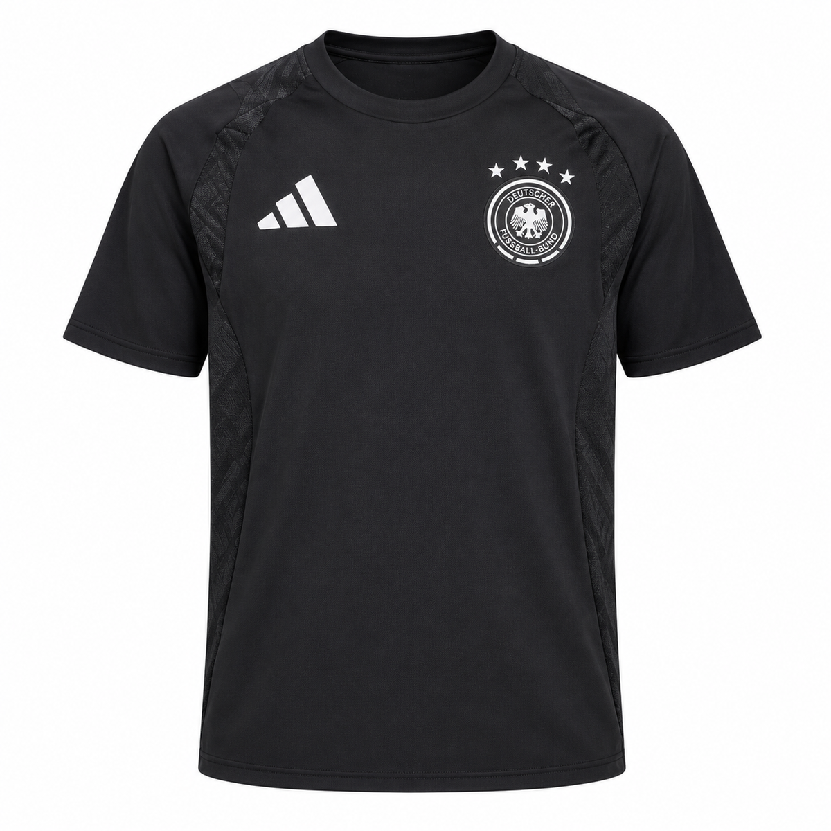 Germany 2026 black travel shirt front with crest