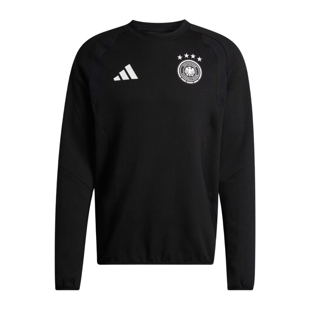 Germany 2026 black travel sweatshirt front with crest