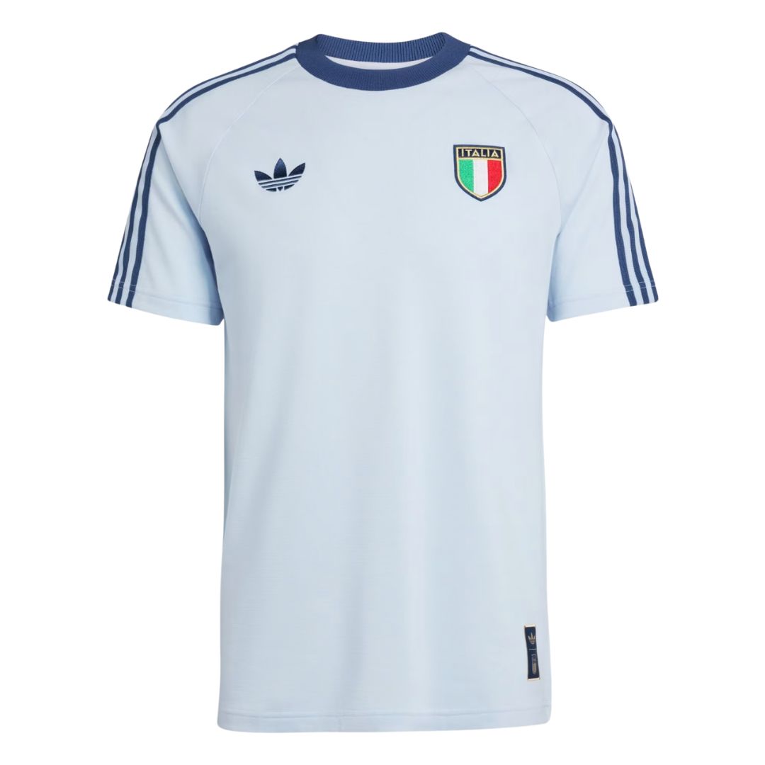 Italy 2026 sky blue travel shirt front