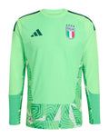 Italy 2026 green long sleeve goalkeeper jersey front
