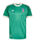 Italy 2026 green goalkeeper shirt front with cream trim