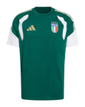 Italy 2026 green travel shirt front with white panels