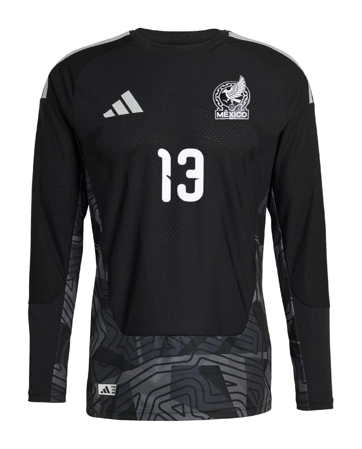 Mexico 2026 black goalkeeper shirt with number 13