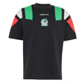 Mexico 2026 black travel jersey front with tricolour panels
