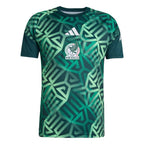 Mexico 2026 pre-match home shirt front with green print