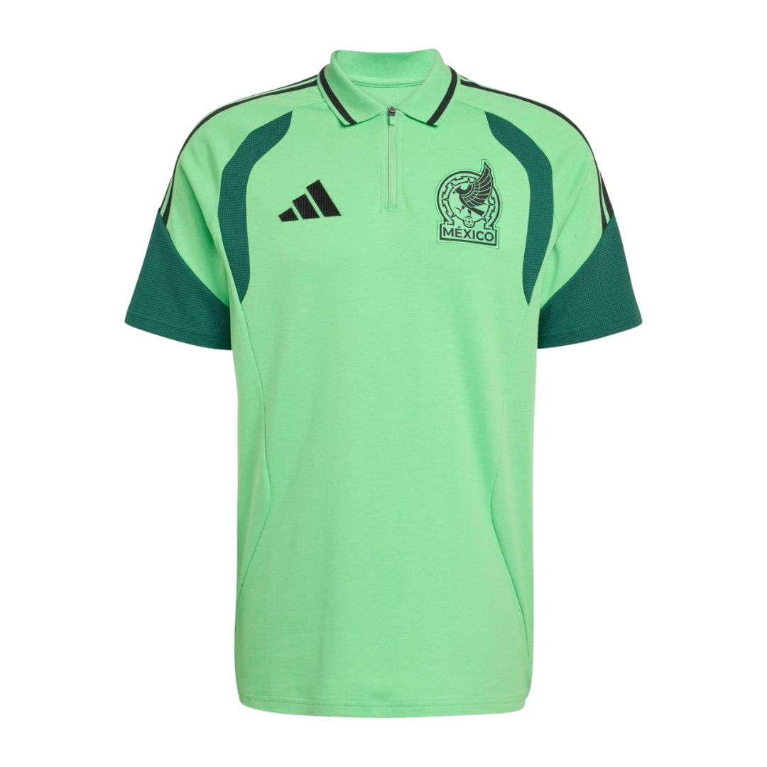 Mexico 2026 light green travel polo shirt front