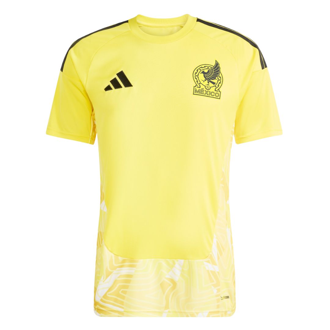 Mexico 2026 yellow goalkeeper shirt front