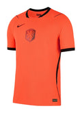 Netherlands 2026 home shirt front, orange with black trim