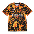 Netherlands 2026 pre-match shirt front with ornate orange print
