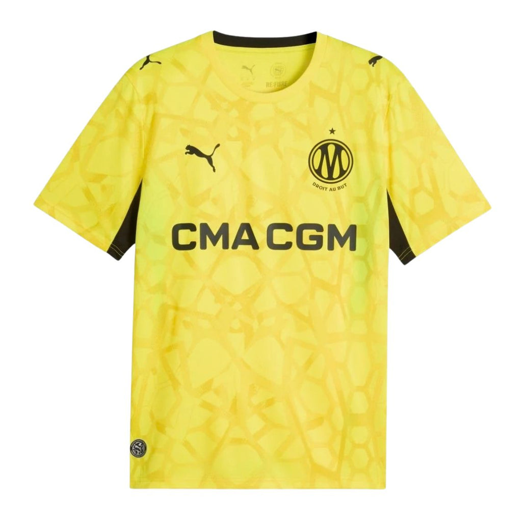 Olympique Marseille 2026-27 yellow Goalkeeper Shirt