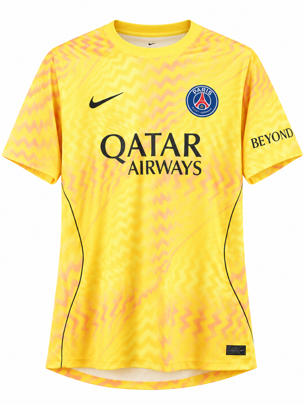  Paris Saint-Germain 2026-27 Yellow Goalkeeper Shirt
