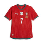 Portugal 2026-27 home shirt front, red with number 7