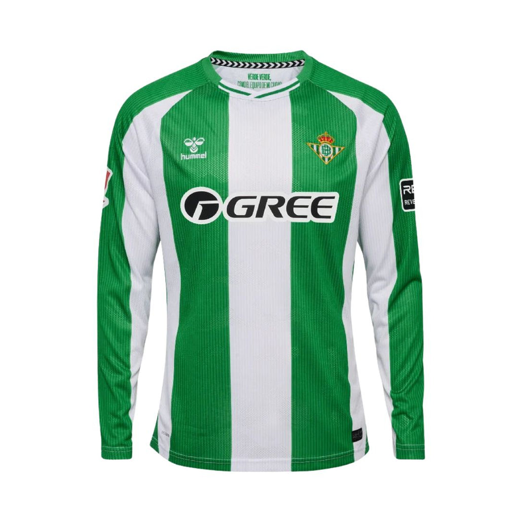 Real Betis Long Sleeve Home Shirt 2025-26