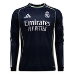 Real Madrid Away Shirt 2025-26 Long Sleeves