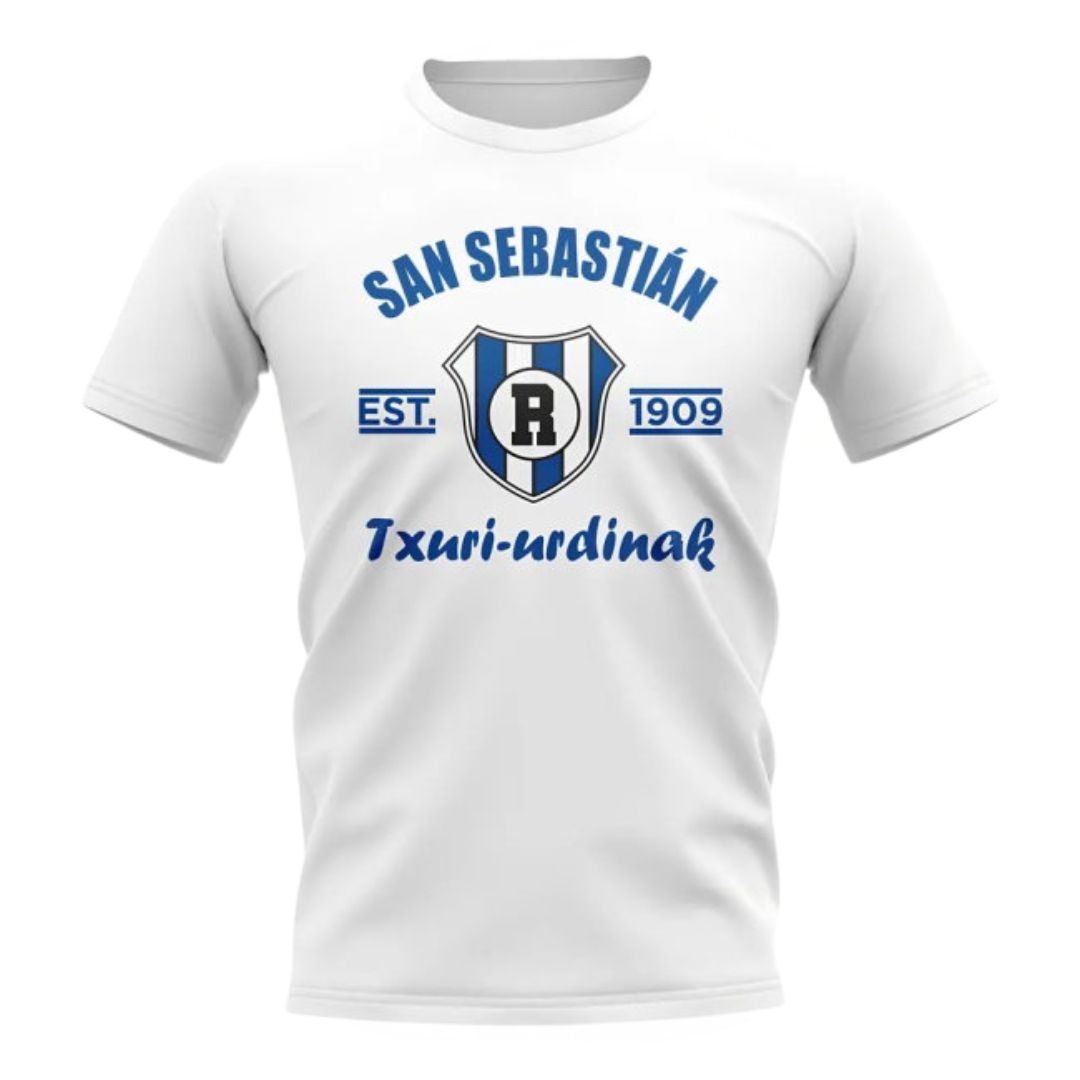 Real Sociedad Established White T-Shirt