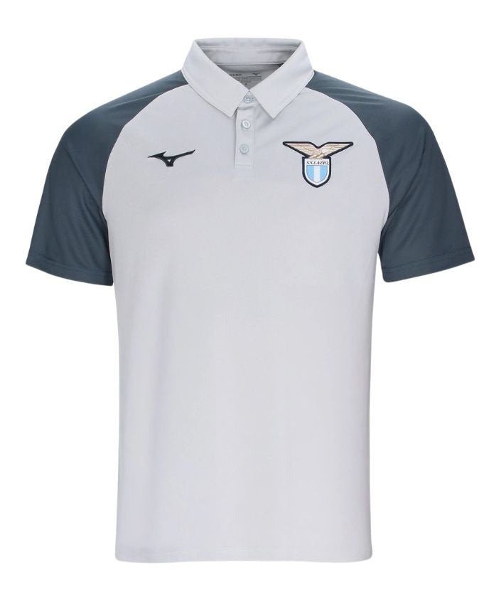 SS Lazio 2025-26 Gray Polo Shirt 