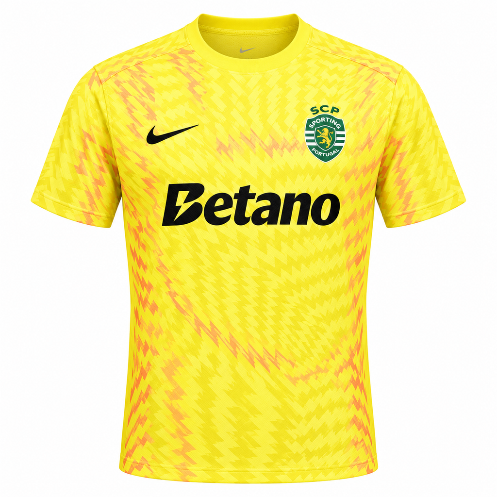 Sporting CP 2026-27 Yellow Goalkeeper Shirt
