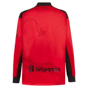 AC Milan 2025-26 Red Long Sleeve Football Shirt